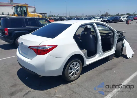 2015 Toyota Corolla L from USA, damaged, VIN 5YFBURHE5FP219407